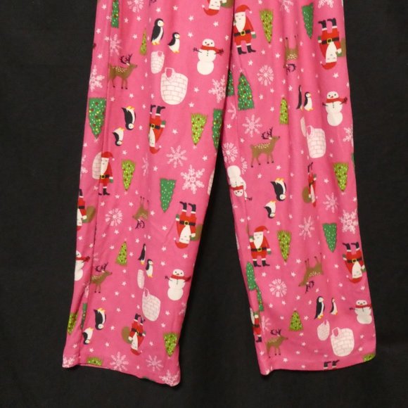 CARTER'S | size 10 | Christmas / Holiday Theme Pink Fleece Pants | NWOT - Picture 4 of 12